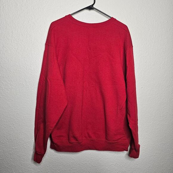 Jerzees Red Gingerbread BITE ME ugly Christmas sweater Size large - Picture 3 of 3